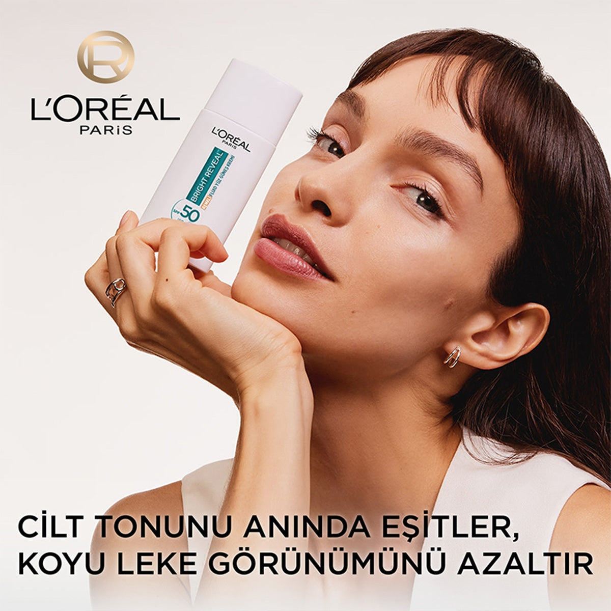 Bright Reveal Renkli Fluid Yüz Güneş Kremi Light SPF50 50 ml