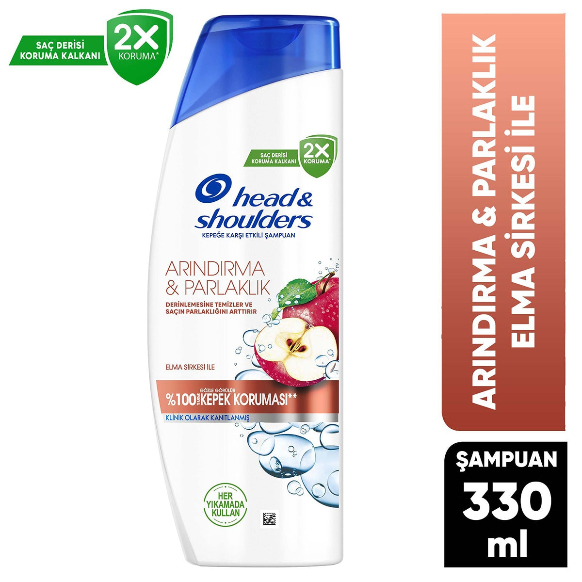 Head&Shoulders Arındırma ve Parlaklık Elma Sirkesi 330Ml