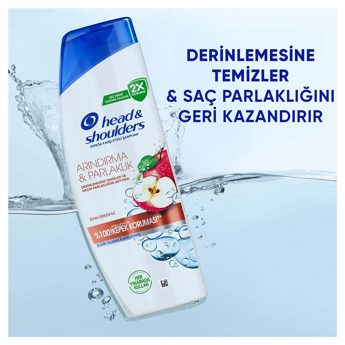 Head&Shoulders Arındırma ve Parlaklık Elma Sirkesi 330Ml