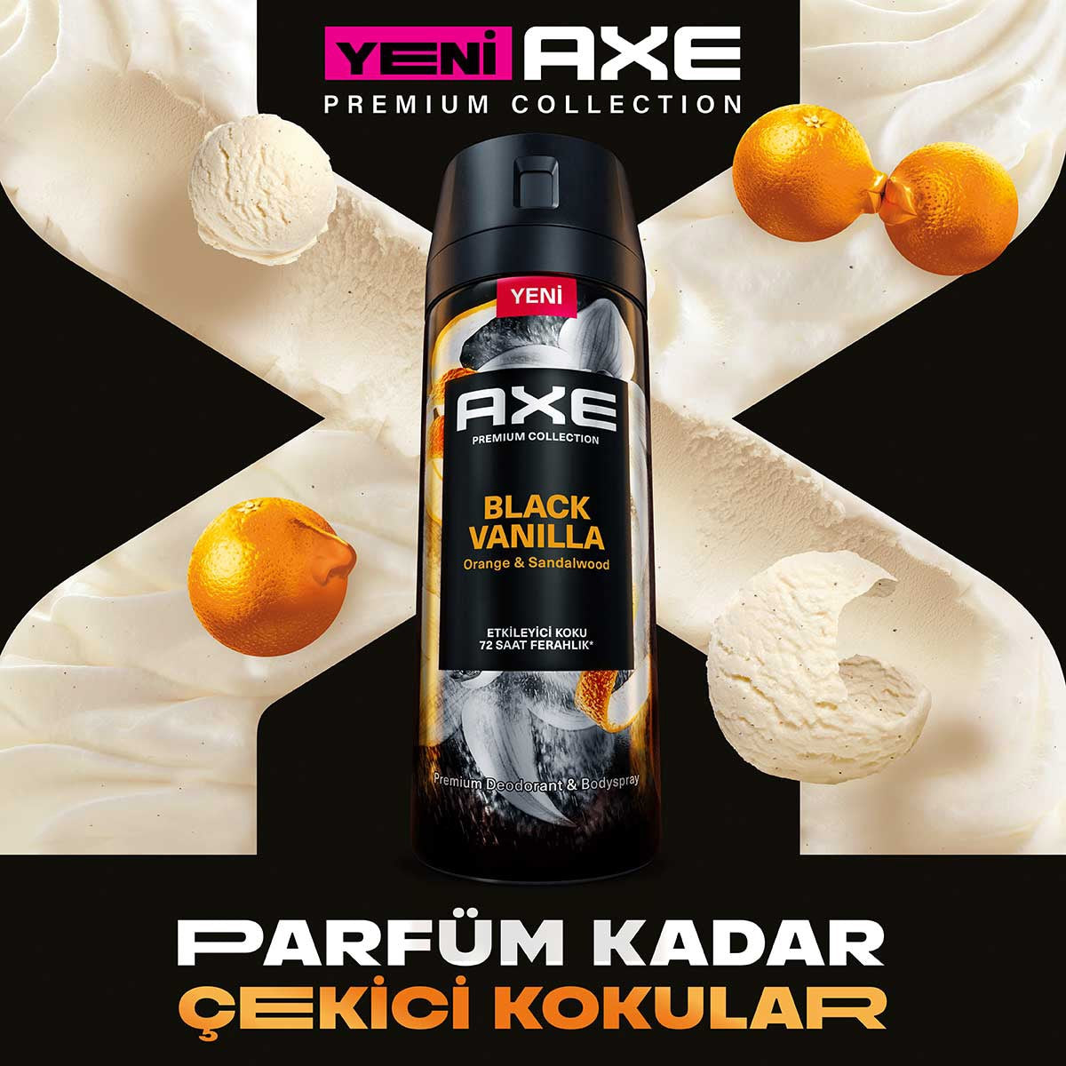 Erkek Deodorant Sprey Black Vanilla 150 ml