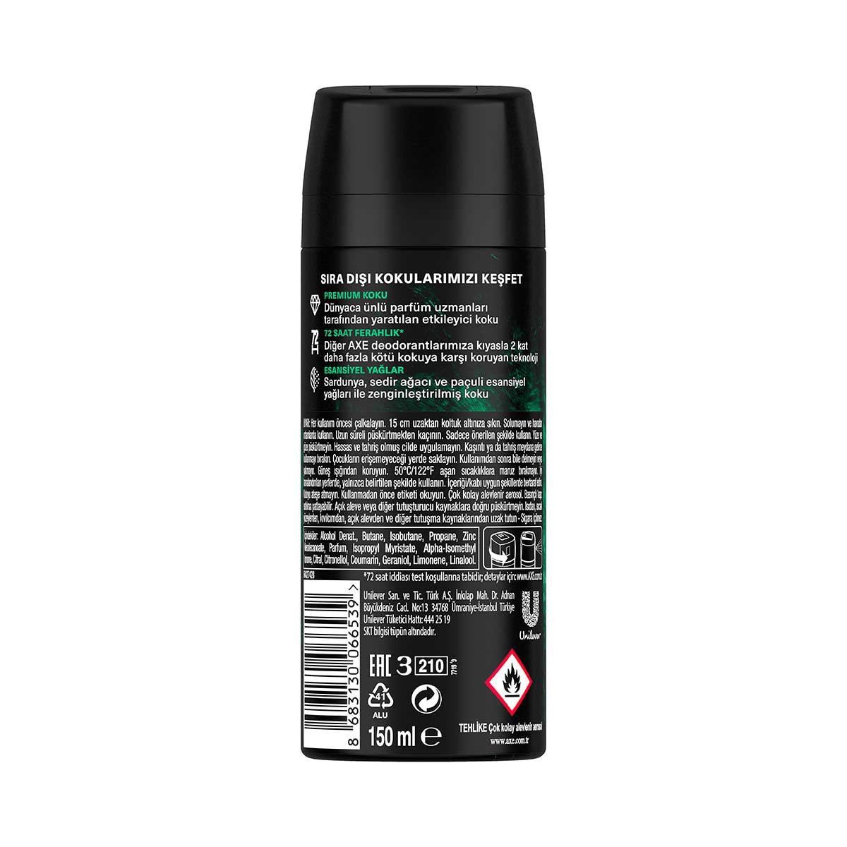 Erkek Deodorant Sprey Emerald Sage 150 ml