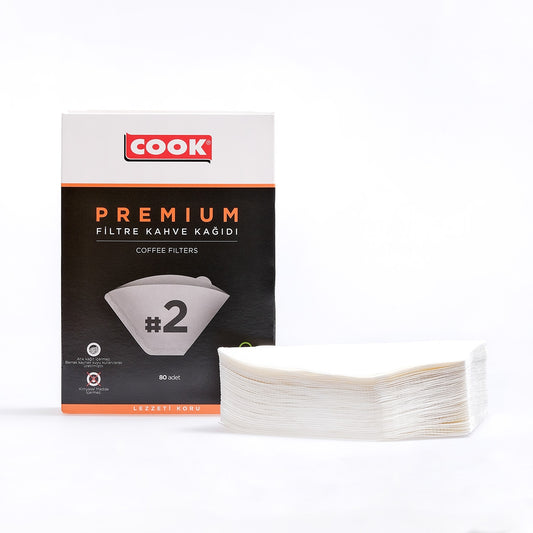 COOK Premium Filtre Kahve Kağıdı (Ebat 2 )80’li