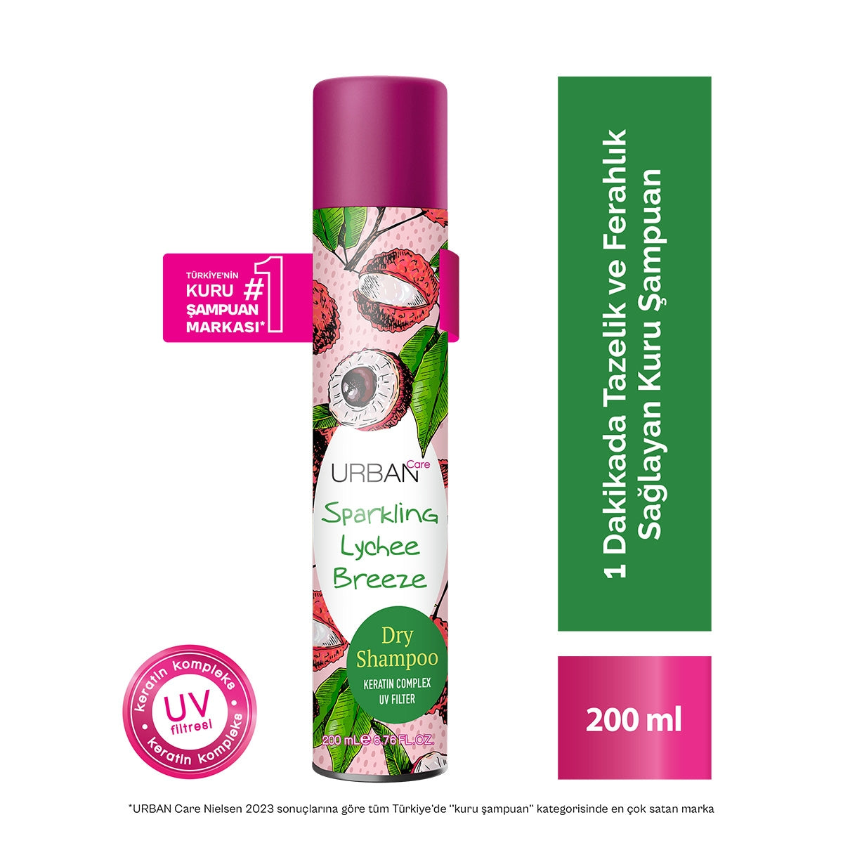 Sparkling Lychee Breeze Kuru Şampuan 200 Ml