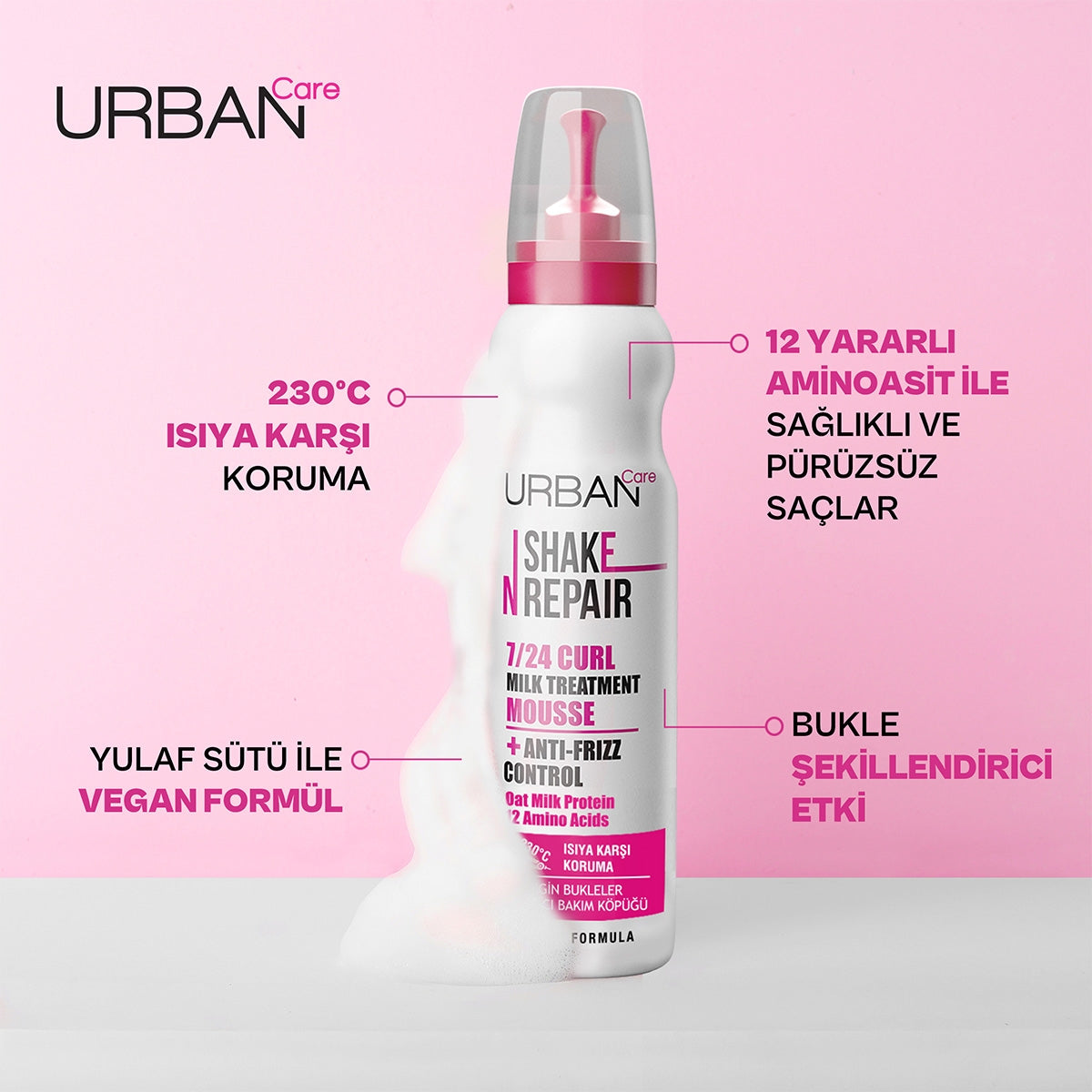 Saç Bakım Köpüğü Shake N Repair 150 Ml