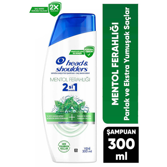 Şampuan Mentol Ferahlığı 2IN1 300 Ml