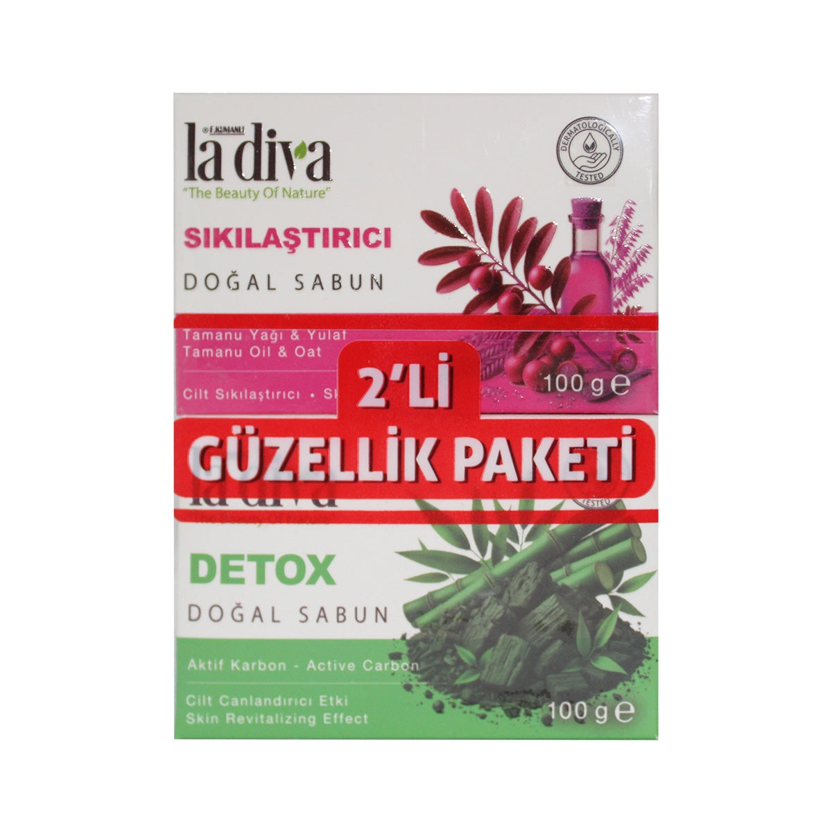 Katı Sabun Detox 100 Gr + Sıkılaştırıcı 100 Gr