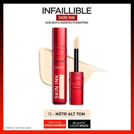 LOREAL PARIS KAPATICI SKIN INK NEUT 15