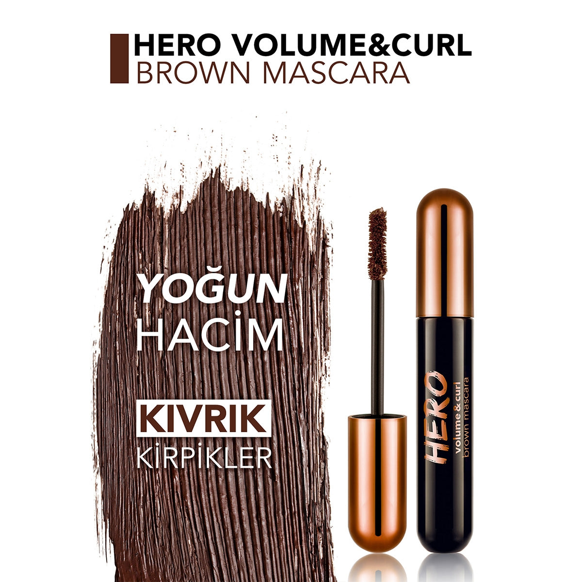 FLORMAR Hero Volume& Curl Kahverengi Maskara