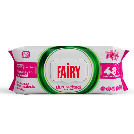 Fairy Lilyum Yüzey Temizlik Havlusu 100'lü