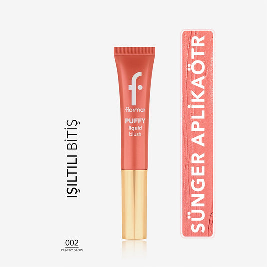 FLORMAR Puffy Likit Allık 002 Peachy Glow