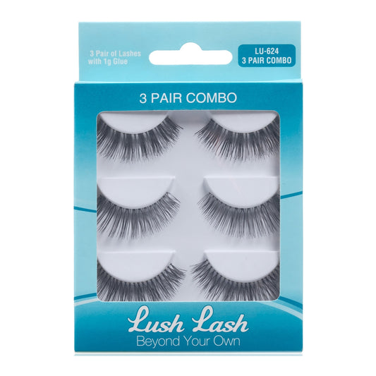 LUSH LASH 3'lü Takma Kirpik Bonus Pack