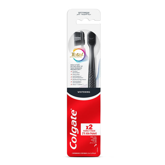 Colgate Total Whitening 1+1 Yumuşak Diş Fırçası