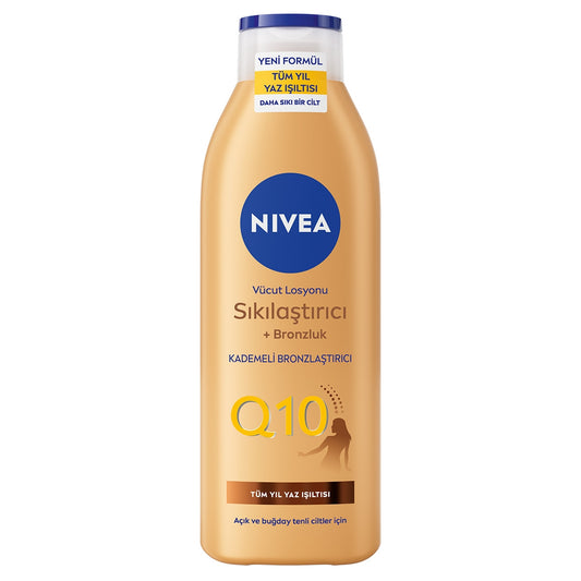 Vücut Losyonu Sıkılaştırıcı Bronzluk Q10 400 ml