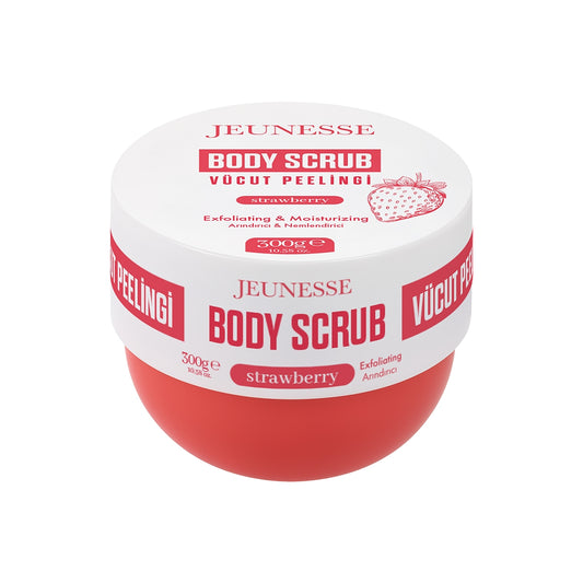 Çilekli Arındırıcı & Nemlendirici Vücut Peelingi 300 gr